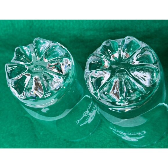 Crown Royal Highball Glasses Set Of 2 Crown Logo Italian Made Glassware - Picture 5 of 7